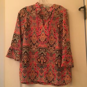 Jade patterned blouse size S